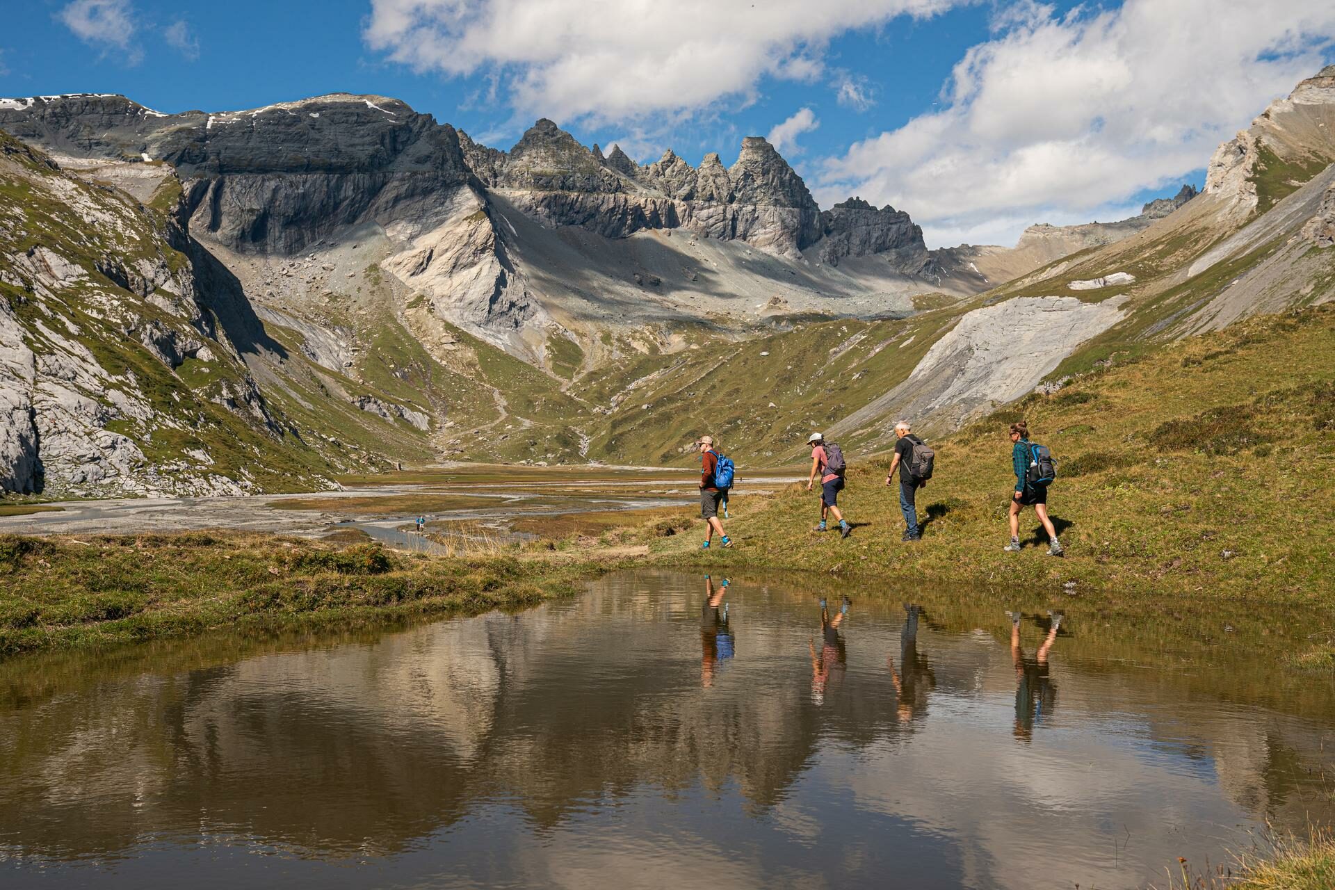 Geführte Touren auf dem Segnesboden.