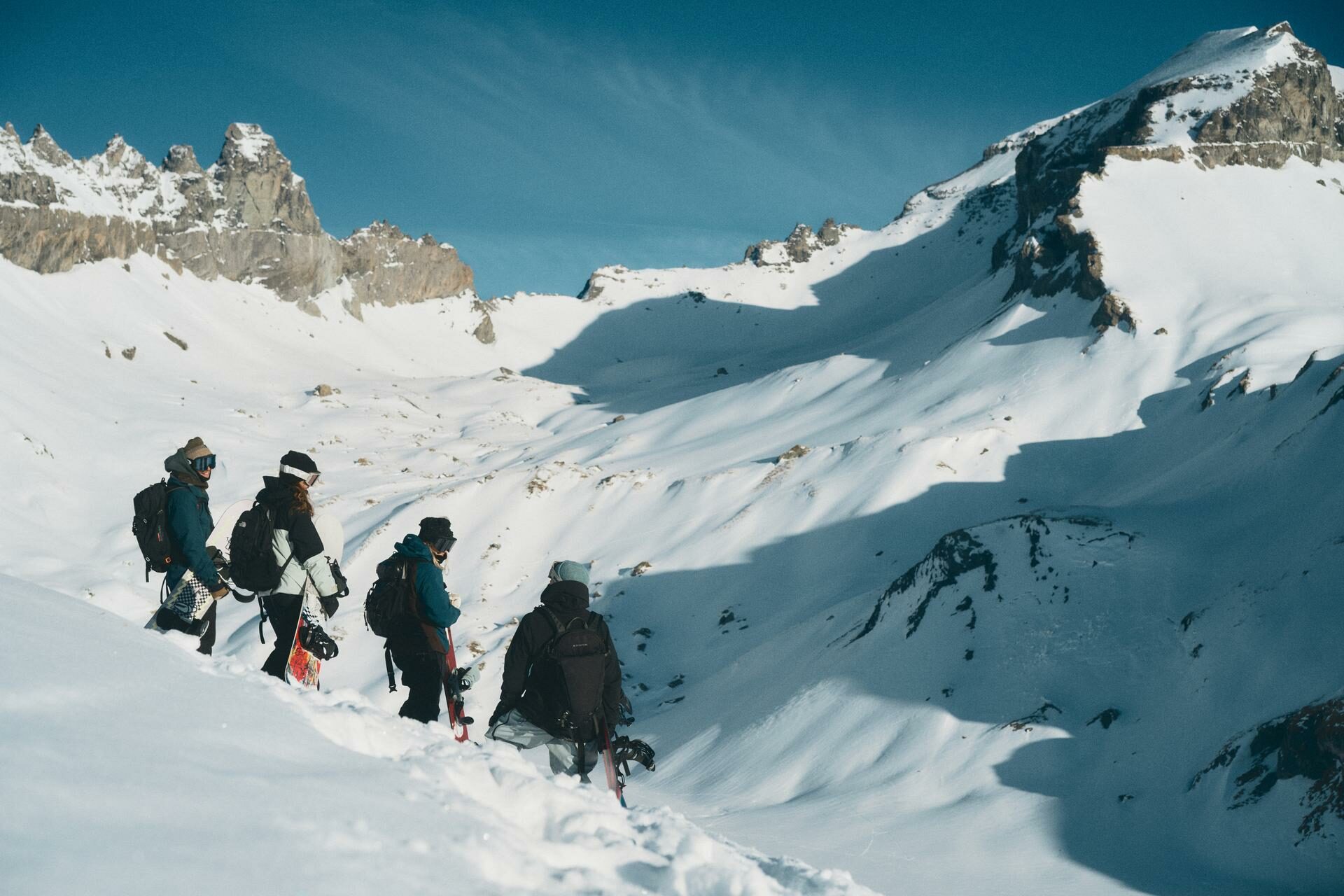Winter Aktivitäten auf dem Segnesboden. 